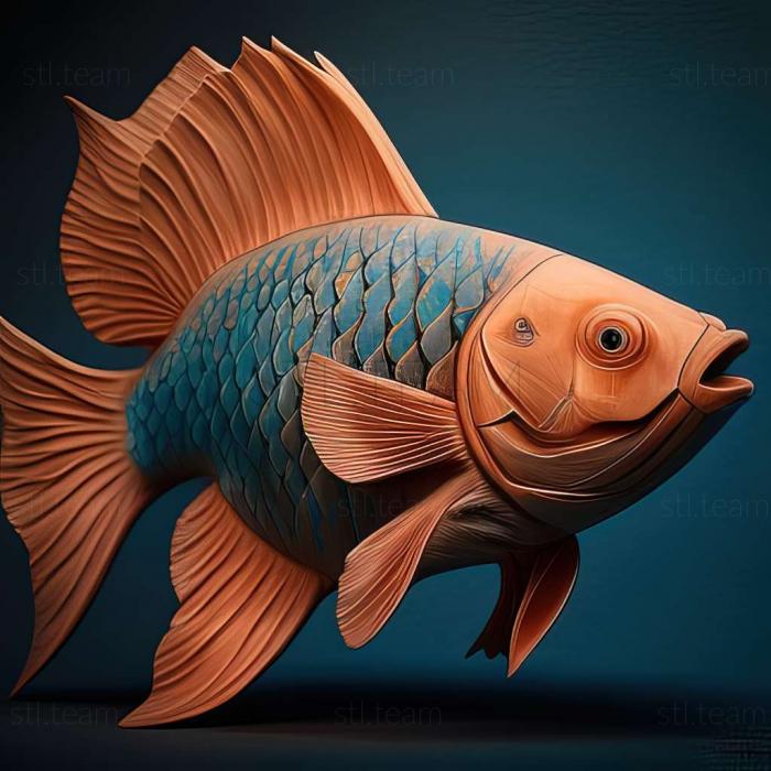 3D model Panaki fish (STL)